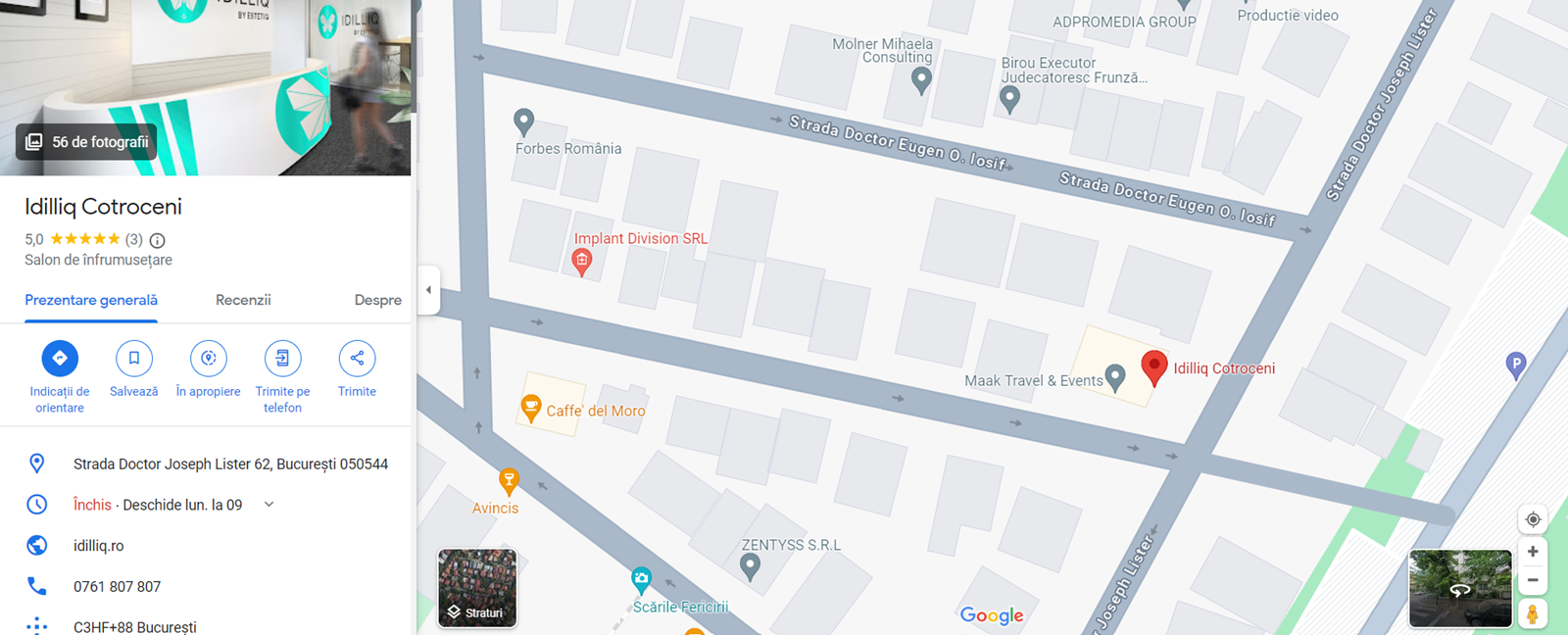 Clinica estetică Idilliq Cotroceni București